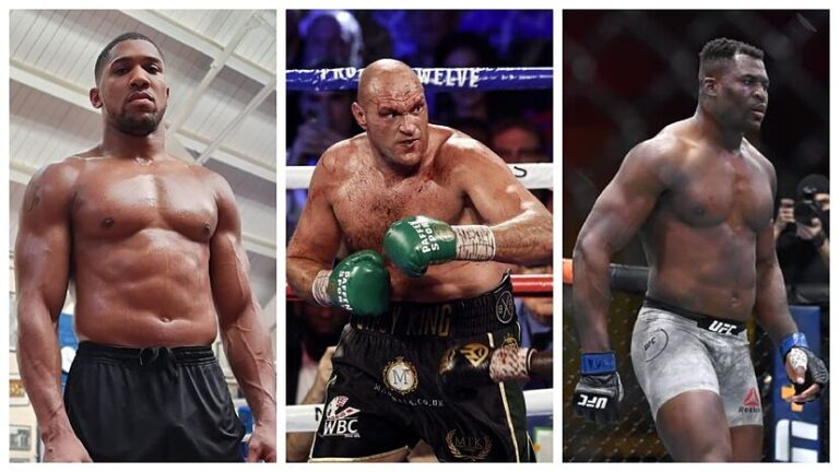 Anthony Joshua Francis Ngannou Tyson Fury