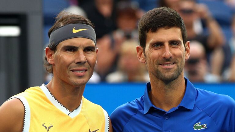 Rafa Nadal and Djokovic