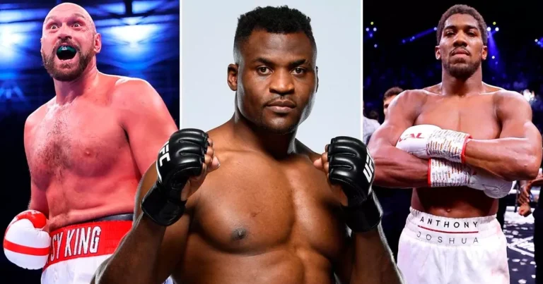 tyson Fury Anthony Joshua Francis Ngannou