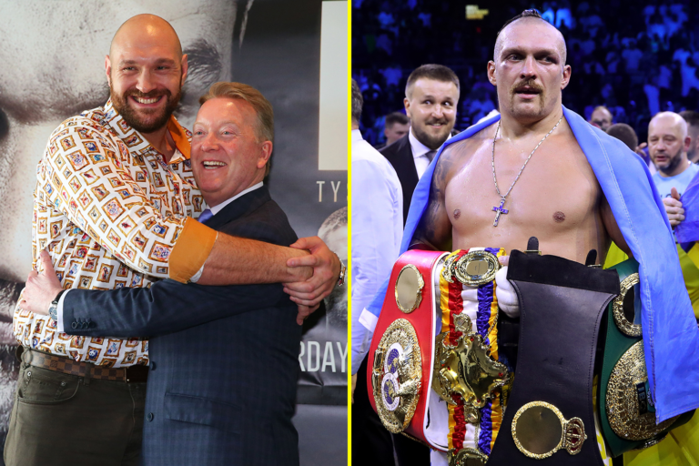 Frank Warren Tyson Fury Oleksandr Usyk